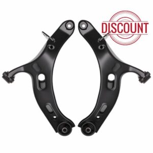 AUQDD 2Pc Suspension Front Lower Control Arm (Wo/Ball Joint) Compatible With 2010-2014 Sub-aru Legacy Outback B14 Body Code (Replace # X47CA0015 X47CA0014 522-831 522-832)