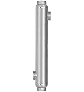 AB WiseWater Wall-mounted Radiator Heater with 10 Panels, Light Weight Aluminum Hot Water Radiato...