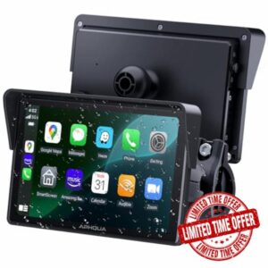 5 Inch Motorcycle CarPlay & Android Auto Display – IP67 Waterproof Touchscreen