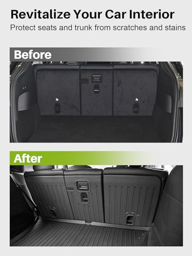 3D TPE Odorless Trunk Frunk Rear Well Mats Custom for 5-Seater(Not Fit 7Seat & 2025-2026 Juniper)