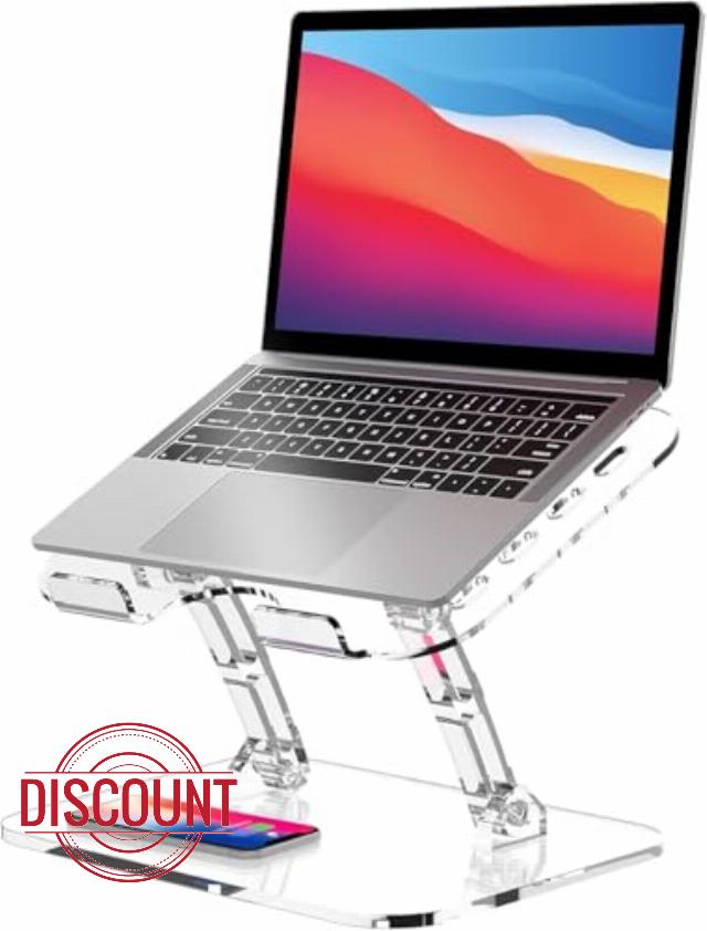 Lpoake Acrylic Laptop Stand for Desk
