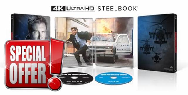 Clear and Present Danger (Limited Edition Steelbook) [4K UHD +Blu-Ray]