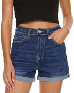 VIPONES Jean Shorts Womens High Waisted Stretch Summer Shorts for Women Trendy 2026 Outfits Casual Frayed Denim Shorts