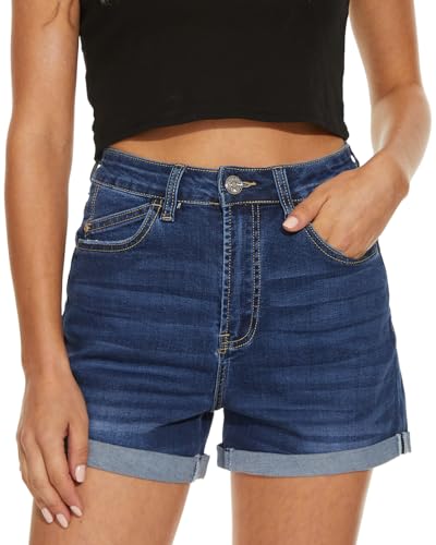 VIPONES Jean Shorts Womens High Waisted Stretch Summer Shorts for Women Trendy 2026 Outfits Casual Frayed Denim Shorts