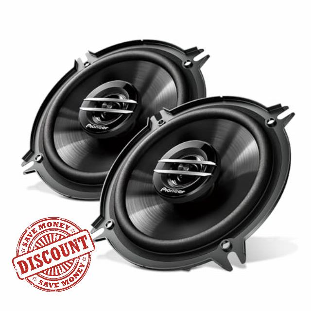 Pioneer G-Series TS-G1320S 5.25” 2-Way Speakers (Pair) – 250W Max
