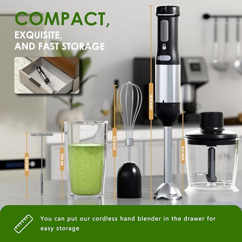 BPA-Free & Dishwasher-Safe Accessories:700ml Beaker