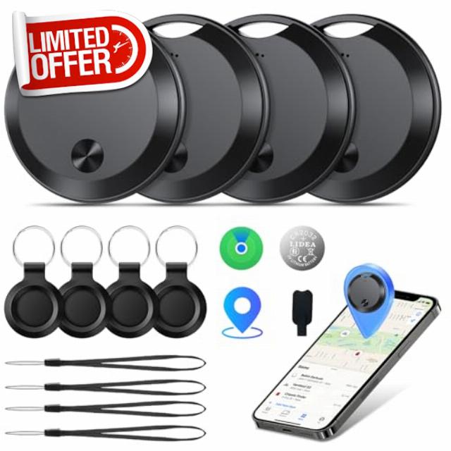 Air Tracker Tags-4 Pack: Smart Bluetooth Tracker