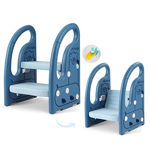 Adjustable 2 Step Stop for Kids with Handles