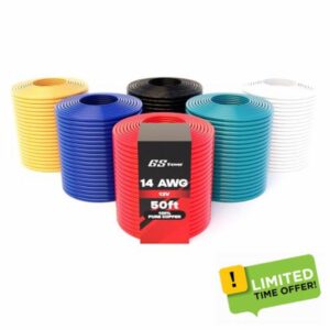 GS Power 300ft 14 Gauge Wire Oxygen Free Pure Copper Primary Wire