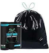 TRIPTIPS Portable Toilet Bags 8 gallon|40 Count Camping Toilet Bags for Portable Po...