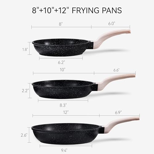 Healthy Non Toxic Granite Chef Pan