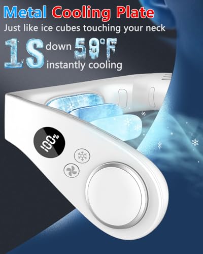 Personal Portable Neck Fans that Blow Cold Air