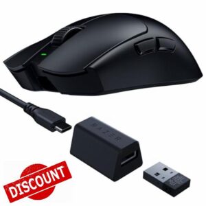 Razer Viper V3 Pro SE Wireless Gaming Mouse: 54g Lightweight - 1K Polling Dongle - 35K DPI Optical Sensor - Gen3 Optical Switches - Symmetrical Shape - 8 Programmable Controls - 95 Hr Battery - Black