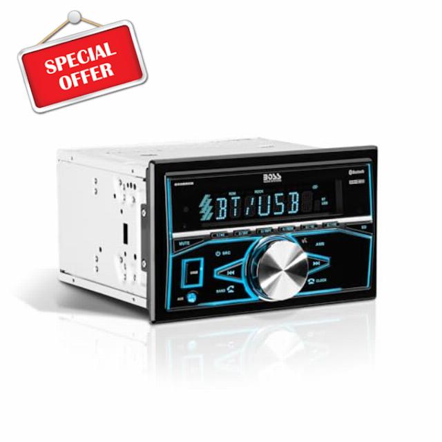 BOSS Audio Systems 820BRGB Car Stereo - Double Din