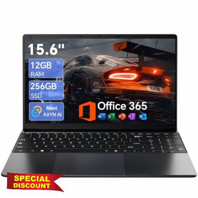 15.6 Inch Laptop with Office 365