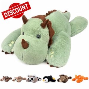 Niuniu Daddy Weighted Dinosaur Stuffed Animal for Kids & Adults