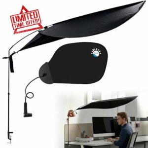 Office Cubicle Desk Shade Set Large & Small