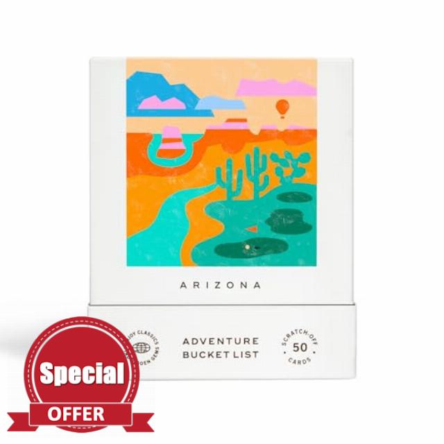 Reach International Outfitters Arizona Adventure Bucket List: 50 Scratch-Off Cards for Outdoor Activities