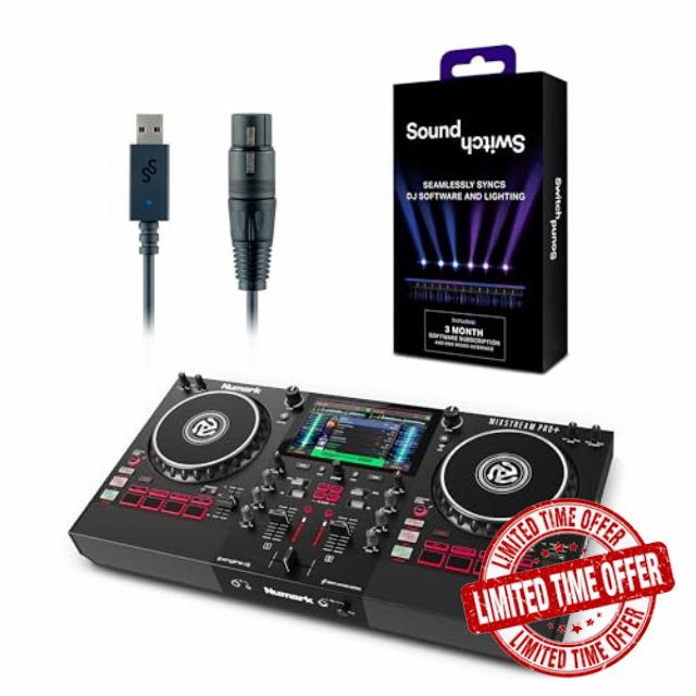 Numark Mixstream Pro+ DJ Controller and DMX Interface for Live Music