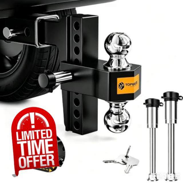TOPBEE Adjustable Trailer Hitch