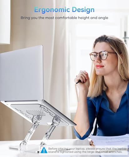 Adjustable Ergonomic Laptop Riser