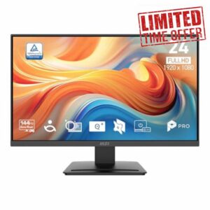 msi PRO MP241 E14V 24-inch IPS 1920 x 1080 (FHD) Office Monitor