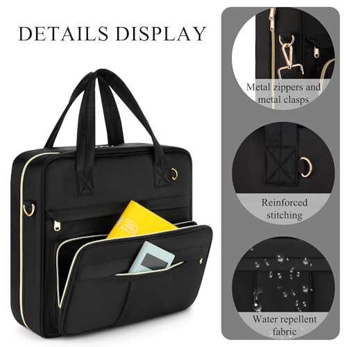 Binder Bag with Multiple Storage Pockets