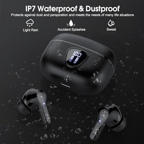 LED Display Ear buds for Pad Phones Workout Sports
