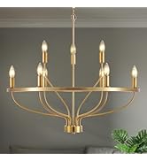 Widluth Modern 18" Semi Flush Mount Ceiling Light Fixture, 3-Light Black Linen Drum Ceiling Light...