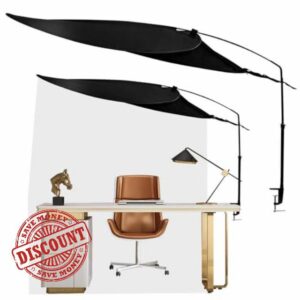 Office Cubicle and Desk Shade 65"