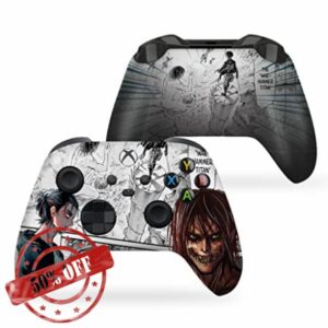 DreamController Attackk On Tittan Custom X-box Controller Wireless compatible with X-box One/Series X/S Proudly Customized in USA with Permanent HYDRO-DIP Printing(NOT JUST A SKIN) (MODDED)