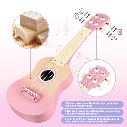 Toy Guitar for Toddler Girl Ages 1-3