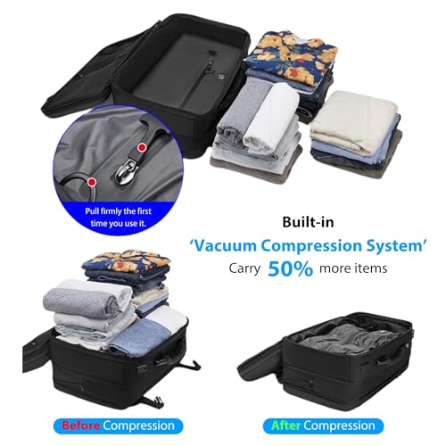 70L Expandable Air Vacuum Backpack for Travel