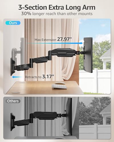 Long Reach Arm Extends Up to 27.97”