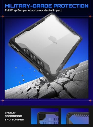 Model A3404 (A18 Pro Chip) Military-Grade Protection Heavy Duty Hard Shell Protective Cover for MacBook Neo 13"