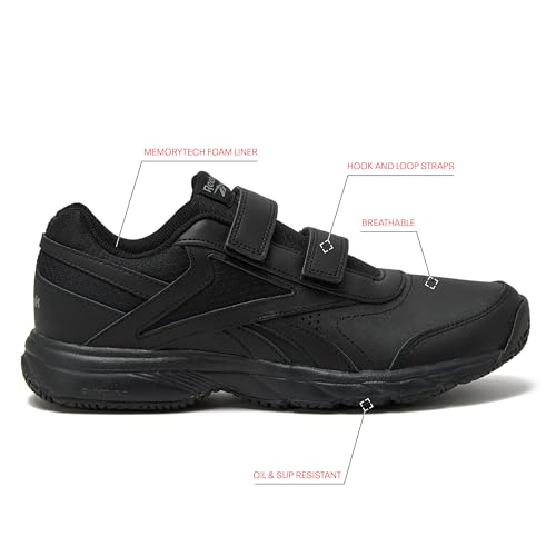 Hook and Loop Mens Walking Shoes