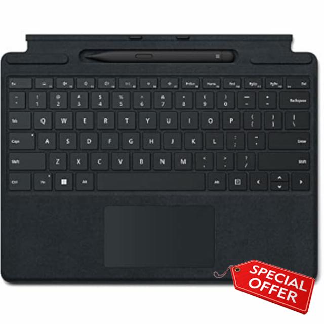 Microsoft Surface Pro Signature Keyboard with Slim Pen 2 - Black