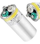 45/5 uF 45+5 MFD 370VAC/ 440 VAC Dual Run Start Round A/C Capacitor CBB65B Capacitor for AC Unit ...