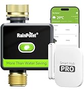 RAINPOINT WiFi Water Timer for Garden Hose, 2 Zone WiFi Sprinkler Controller, Smart Hose Timer Va...