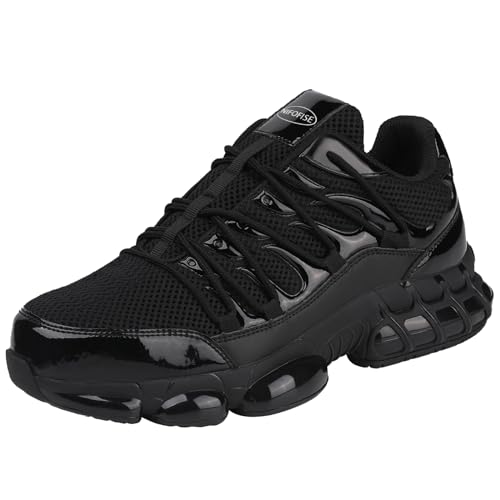 Steel Toe Work Shoes for Men Women Safety Composite Toe Sneakers Lightweight Comfortable Black Utility Indestructible Industrial Construction Shoes Zapatos de seguridad para Hombres Muje