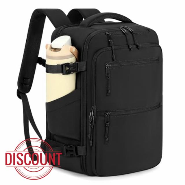 mibasies 30L Travel Backpack for Women & Men: Carry On Luggage Flight Approved
