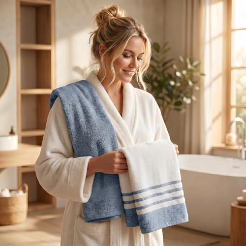 2 Wash Towels (Light Blue)