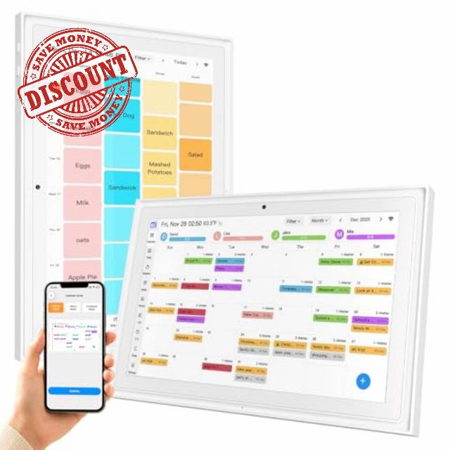 10.1" Digital Desk Calendar