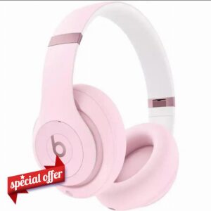 Beats Studio Pro - Wireless Noise Cancelling Over-The-Ear Headphones - Matte Pink (Renewed)