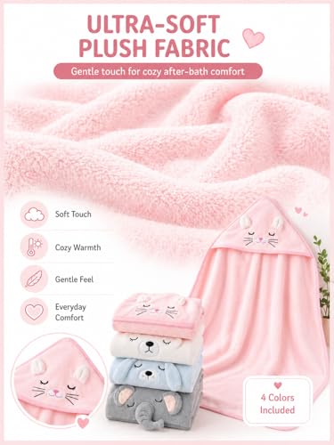 Toddler - Essential for Boys and Girls (Pink+White+Blue+Gray-4pack)