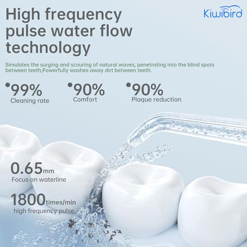 Ultra-Portable Cordless Oral Irrigator with UVC Light