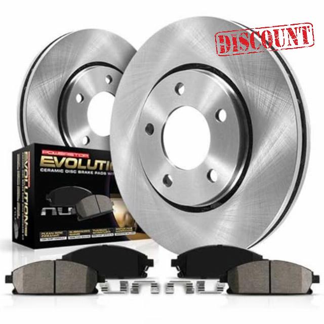 PowerStop Rear Brake Kit for Subaru Crosstrek 2016-22 |Forester 2014-18 |Impreza 2012-23 |XV Crosstrek 2013-15 - Z17 Ceramic Brake Pads & Disc Rotors Replacement