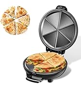 Double Waffle Maker, Belgian Waffle Maker, 6.5 Inch Waffle Iron with 2 Independent Adjustable Tem...