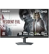 GIGABYTE - M27UP - 27" SS IPS Gaming Monitor - UHD 3840x2160-160Hz - 1ms GTG - AMD FreeSync Premi...