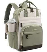 LOVEVOOK Laptop Backpack for Women with Giant Tumbler Holder 15.6 inch,Designer Travel Backpack L...
